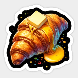 Croissant Butter Flavor Dough Kawaii Yummy Sticker